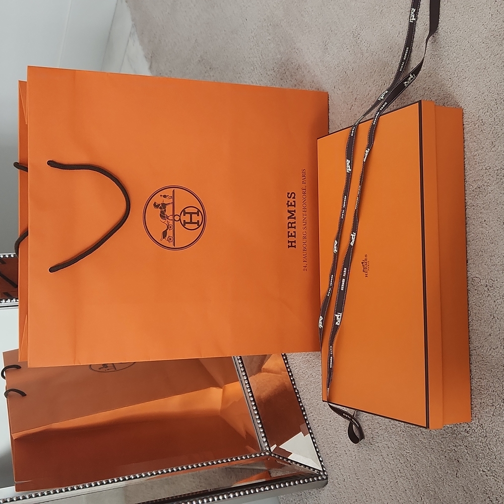 Hermes Oran Box, Ribbon& Bag!